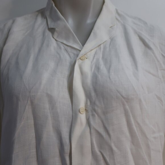 Mens Gianni Versace White Button Down Top XL/IT 52 - Picture 5 of 8